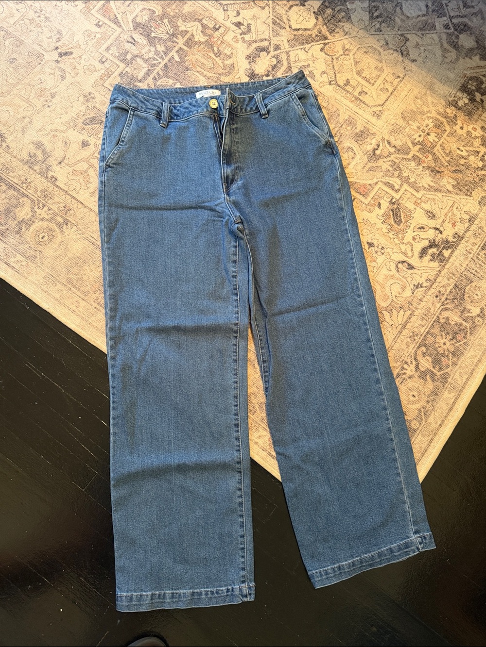 Rachel Zoe Men's Relaxed Straight Jeans in Blue Denim